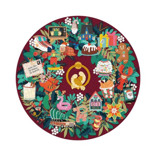 Ridleys - Christmas Countdown Circular 1000 Piece Puzzle - Image 2