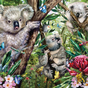 Schmidt- Cute Koala Family 500 Piece Puzzle