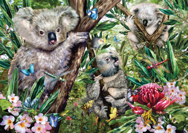 Schmidt- Cute Koala Family 500 Piece Puzzle