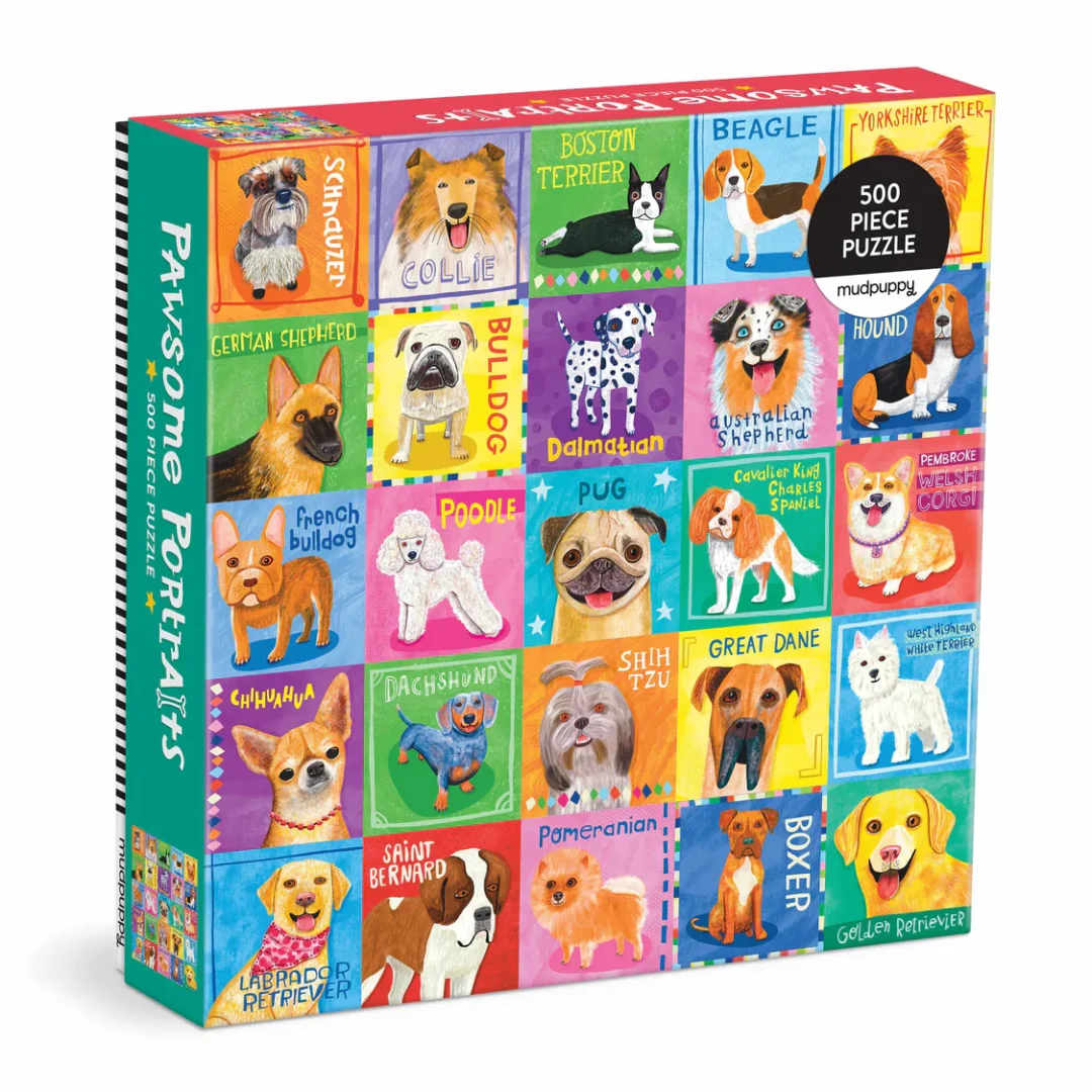 Mudpuppy - Pawsome Portraits 500 Piece Puzzle - Image 2