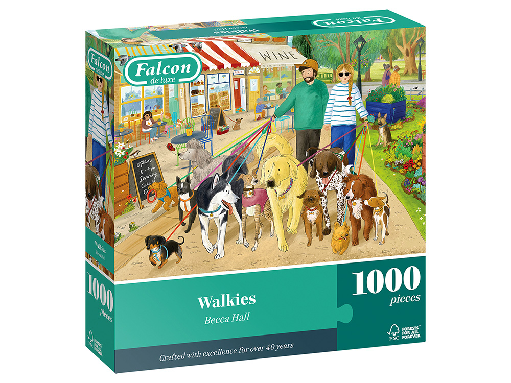 Falcon de Luxe - Walkies 1000 Piece Puzzle - Image 2