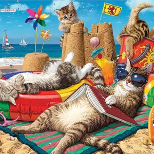 Harlington - Cats on the Beach 1000 Piece Puzzle