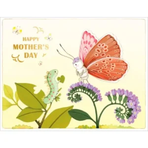 Greeting Card - Little Creatures Foil Mother's Day Card