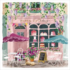 Greeting Card - Patisserie Foil Happy Birthday Card