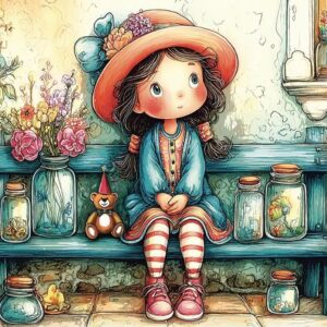 Jacarou - Benchside Innocence 1000 Piece Puzzle