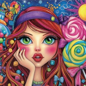 Jacarou - Candy Queen 1000 Piece Puzzle