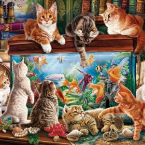 Eurographics - Cats by the Aquarium 1000 Piece Puzzle