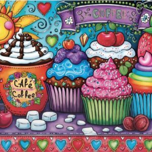 Jacarou - Cupcakes & Coffee 1000 Piece Puzzle