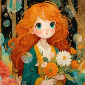 Jacarou - Flowered Fabric Grace 1000 Piece Puzzle