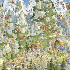Heye - Funky Zoo - Himalayan Habitat 1000 Piece Puzzle