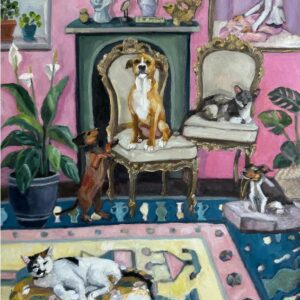 The Puzzle Collab - Let's Vibe in the Pink Room 1000 Piece Puzzle