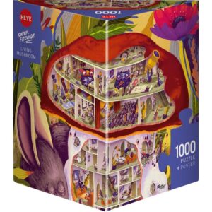 Heye - Living Mushroom 1000 Piece Puzzle (Triangular Box)