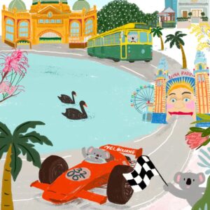 The Puzzle Collab - Melbourne Grand Prix 500 Piece Puzzle