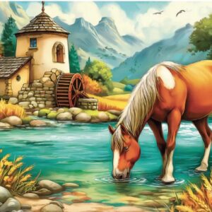 Jacarou - Millstream Pause 1000 Piece Puzzle