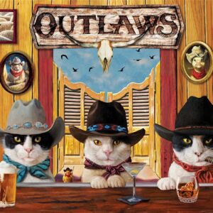 Eurographics - Outlaws 500 Large Piece Puzzle