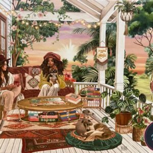 The Puzzle Collab - Sarah Reyes - Puzzle Verandah 500 Piece Puzzle