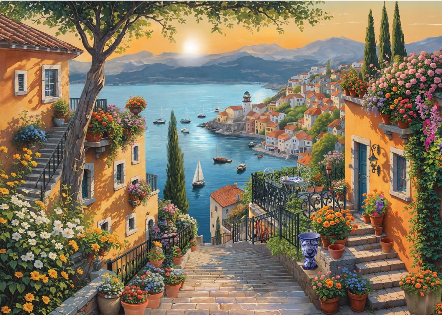 Anatolian - Steps to the Harbor 700 XL Piece Puzzle