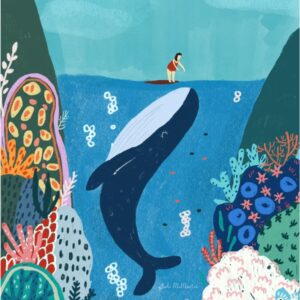 The Puzzle Collab - Surfer and Whale 500 Piece Puzzle