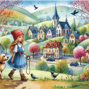 Delfy - Walking Toward Home 1000 Piece Puzzle