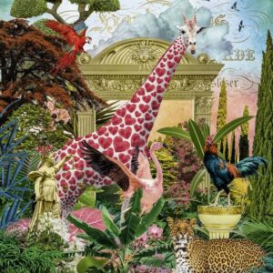 Heye - Fauna Fantasies - Giraffolove 1000 Piece Puzzle