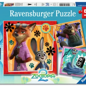 Ravensburger - Zootopia 2 - A new Mission 3 x 49 Piece Puzzle