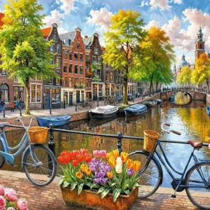Cherry Pazzi - Amsterdam Tulips 1000 Piece Puzzle