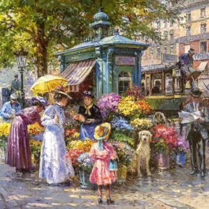 Cherry Pazzi - Blumenmarkt 1000 Piece Puzzle