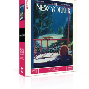 The New York Puzzle Company - Cats Night Out 1000 Piece Puzzle
