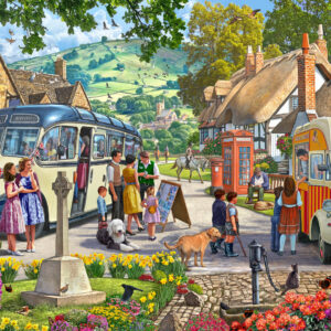 Holdson - Cobblestone Corner S2 - Country Bus Excursion 1000 Piece Puzzle