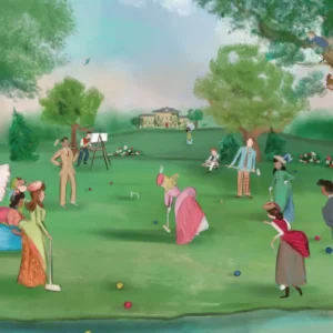 The New York Puzzle Company - Croquet Afternoon 500 Piece Puzzle