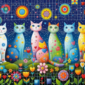 Cherry Pazzi - Cute Whiskers 1000 Piece Puzzle