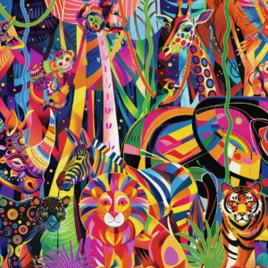 Ravensburger - Jeweled Jungle 500 Large Piece Format Puzzle