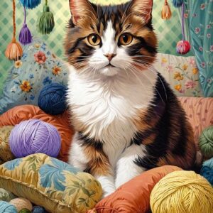 Cherry Pazzi - Knitty Cat 1000 Piece Puzzle