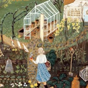 The New York Puzzle Company - Lady of the Garden 750 Piece Puzzle