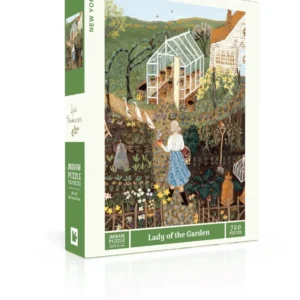 The New York Puzzle Company - Lady of the Garden 750 Piece Puzzle