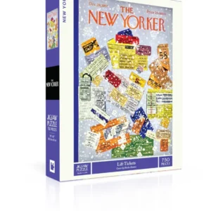 The New York Puzzle Company - Lift Tickets 750 Piece Puzzle