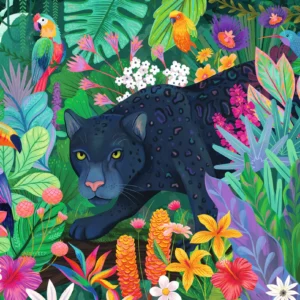 Ravensburger - Panther in the Flowery Jungle 3000 Piece Puzzle