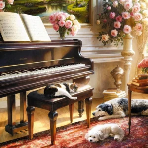 Cherry Pazzi - Piano Room 1000 Piece Puzzle