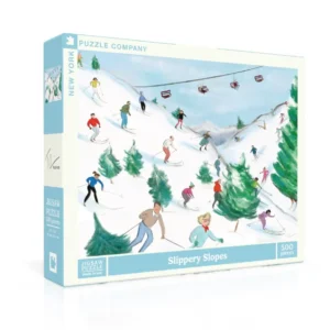 The New York Puzzle Company - Slippery Slopes 500 Piece Puzzle