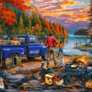 Ravensburger - Sunset Lake 300 Large Piece Puzzle