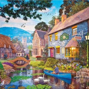 Gibsons - Tea on the River 1000 Piece Puzzle