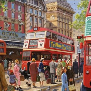 Falcon de luxe - Victoria Station 1000 Piece Puzzle