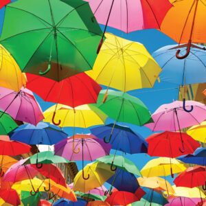 Peter Pauper Press - All the Umbrellas 1000 Piece Puzzle