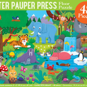 Peter Pauper Press - Floor Puzzle - Animal Kingdom 48 Piece