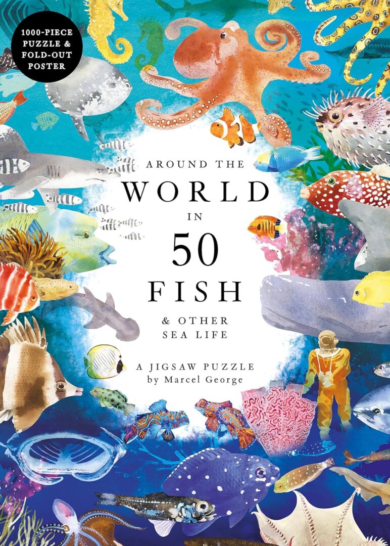Laurence King Publishing - Around the World in 50 Fish 1000 Piece Puzzle