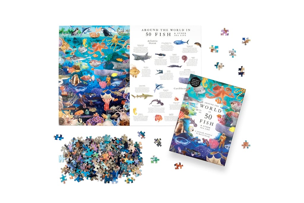 Laurence King Publishing - Around the World in 50 Fish 1000 Piece Puzzle - Image 3