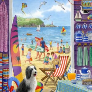 Holdson - Out the Back Door - At the Beach 500XL Piece Puzzle
