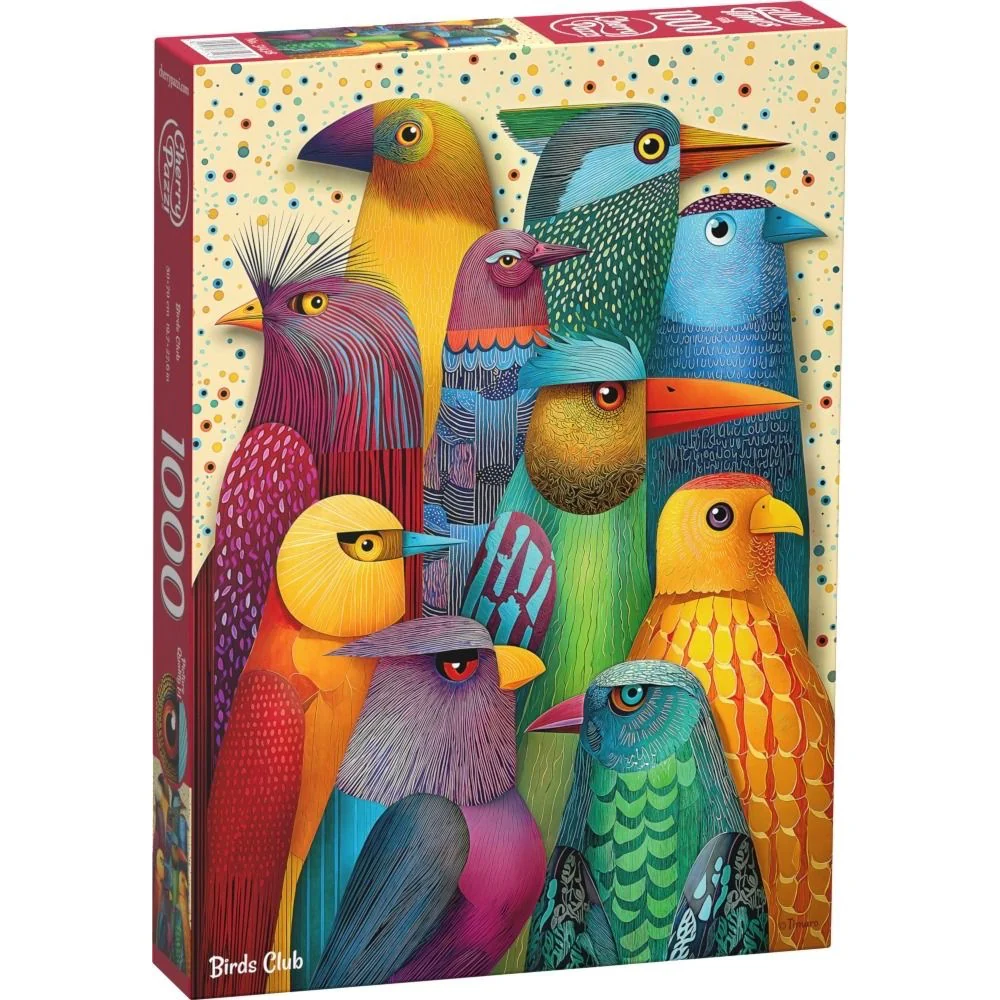 Cherry Pazzi - Birds Club 1000 Piece Puzzle - Image 2