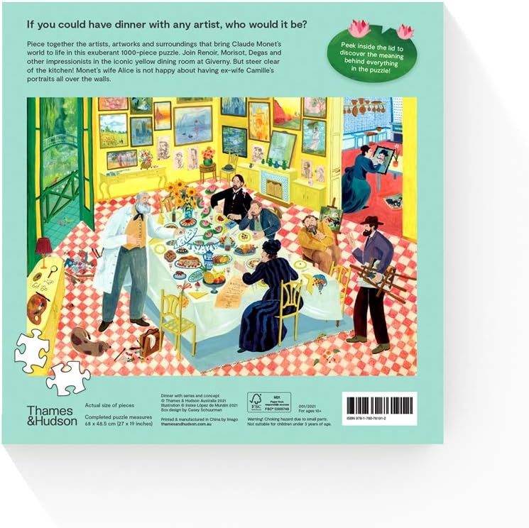 Thames & Hudson - Dinner with Monet 1000 Piece Puzzle - Image 3
