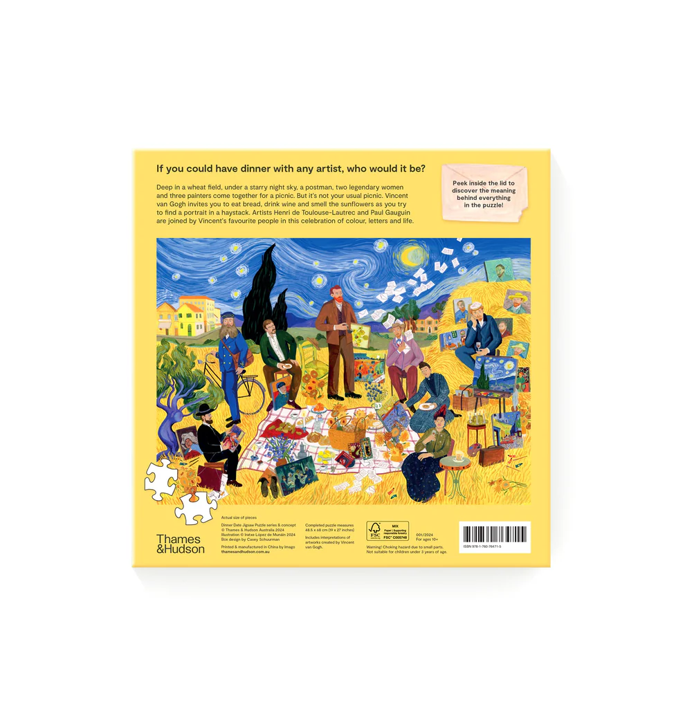 Thames & Hudson - Dinner with Van Gogh 1000 Piece Puzzle - Image 3